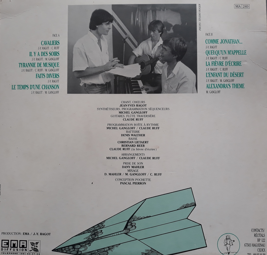 disque 33 tours verso